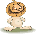 Questo carnevale si travestir cos!...Ha ha, vi immaginate la scena? Zucche marce, di fine ottobre, indossate a febbraio...almeno se le ficca nel posto giusto: in faccia!